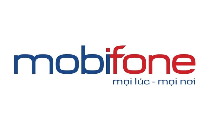 Logo of the Vietnamese mobile provider Mobifone
